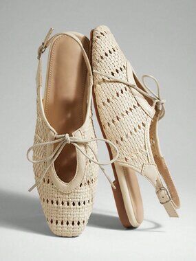 Beige Trendy Casual Women's Hollow Flat Shoes